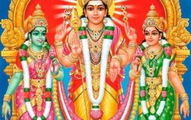 Murugan-and-His-Two-Wives-valli-and-Devasena