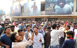 fans-of-actor-yash-outside-a-cinema-theater-764325